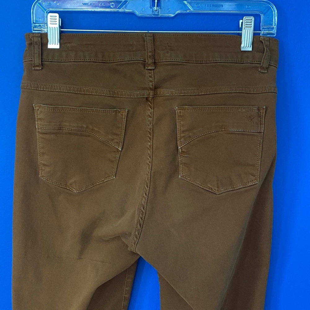 BEIJA FLOR Brown Jennifer High Waisted Skinny Jeans Sz 4 - Picture 6 of 16
